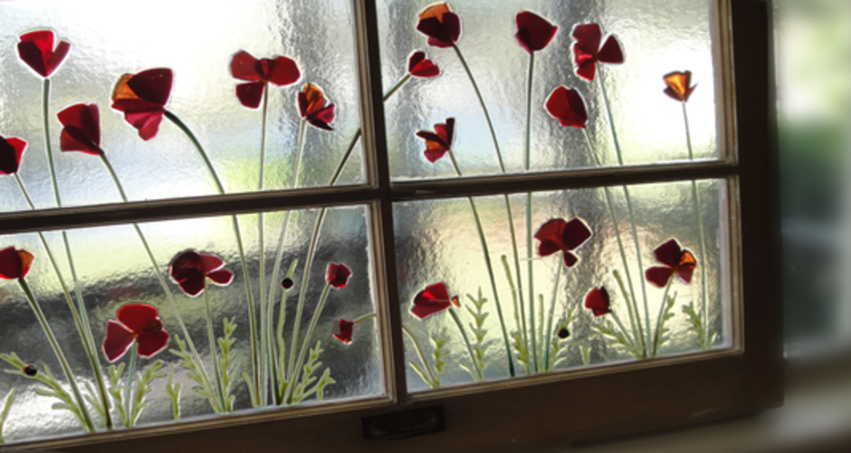 Colorful Fused Glass by Sharon Warren
